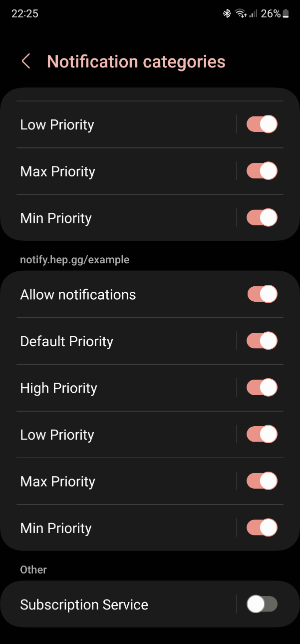 Android Device Per-Topic Notif Settings
