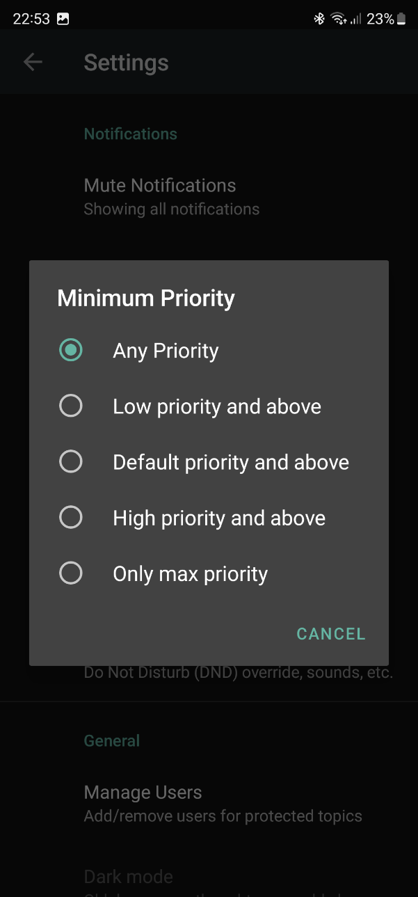 Android Device Priority Example